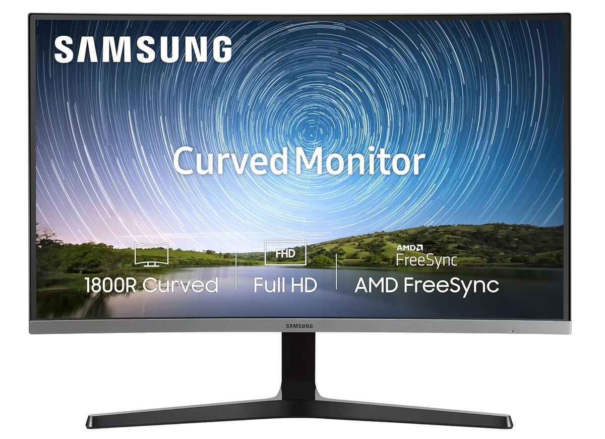 Samsung 27" FHD Curved Monitor (LC27R500FHWXXL)